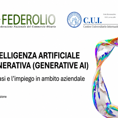 Innovazione nella filiera olearia: Federolio lancia il corso sull’AI generativa
